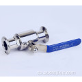 Sanitary ball valve